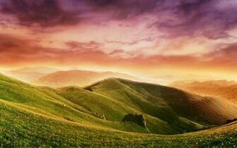 Wallpaper Grassy Hills