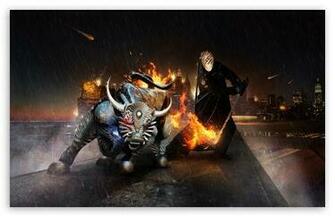 Fighting With The Iron Bull HD Wallpaper For Standard
