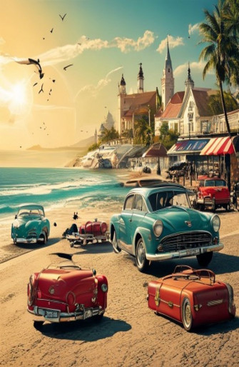 Travel Retro Wallpaper