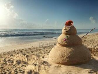 Beach Christmas Santa At