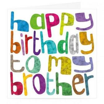 Happy BirtHDay Brother HD Beautiful Desktop Wallpaper