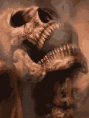 Smoking Skull Skulls Animated Wallpaper