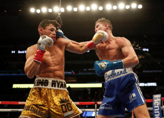 Ryan Garcia Survives A Hard Fall Goes Downstairs To Beat Luke