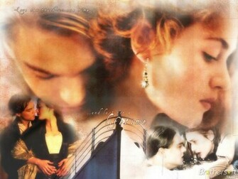 Romantic Love In Titanic Wallpaper