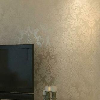 Metallic Wallpaper Modern Background Font B Wall