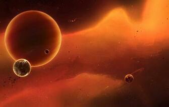 Wallpaper Stars Planets Mercury Rising Image For Desktop