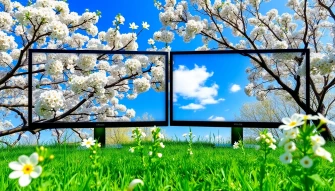 Dual Monitor Wallpaper Of Spring