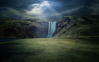 Interfacelift Wallpaper Skogafoss Raw Power