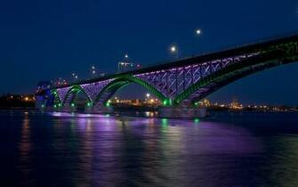 Bridge At Night Time Wallpaper Wallpaperz Co