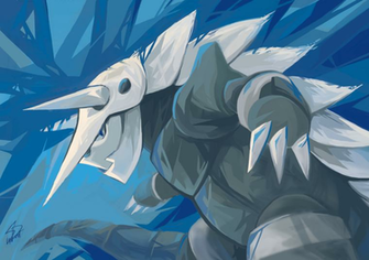 Aggron Fan Art By Mysticnebula