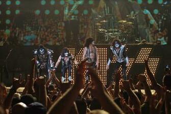 Kiss Heavy Metal Rock Bands Concert Wallpaper