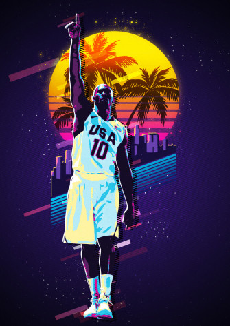 Wall Art Print Kobe Bryant Basketball Gifts Merchandise