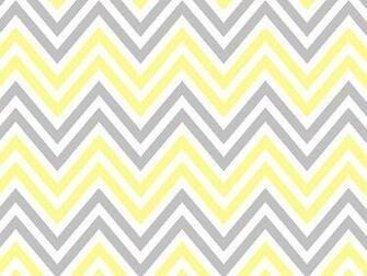 Portfolio Zigzag Chevron Stripes White Yellow Gray