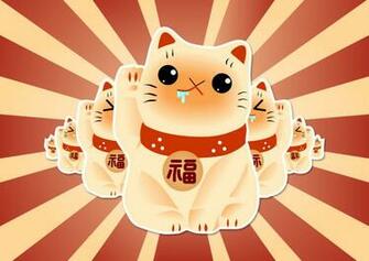 Maneki Neko Desktop Wallpaper Jpg