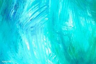 Turquoise Paintbrush Stroke Textured Background Vector