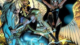 Comics Valkyrie Marvel Girls Fear Itself Storm