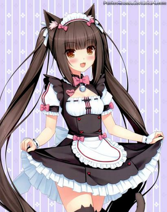 Ears Vanilla Nekopara Neko Works Anime Vn Chocola