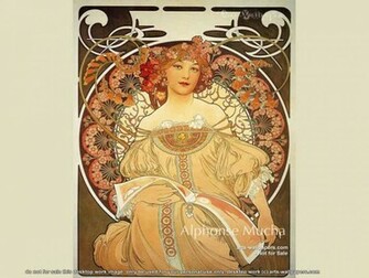 Alphonse Mucha Wallpaper X