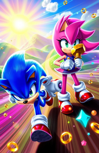 Sonic And Amy Wallpaper