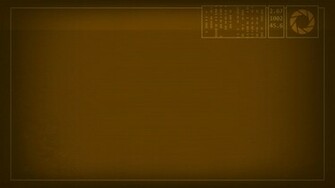 Aperture Brown Science Screen Full HD Desktop Wallpaper 1080p