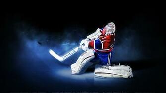 An Nhl Wallpaper Featuring Montreal Canadiens Goaltender Carey Price
