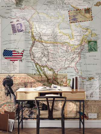 4th Of July American Flag Usa Wallpaper Vintage Landscape Us