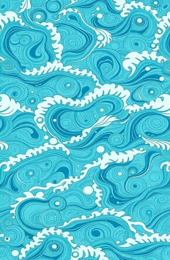Aqua Colored Wallpaper