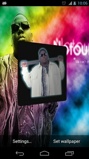 Bigger Biggie Smalls 3d Wallpaper For Android Screenshot
