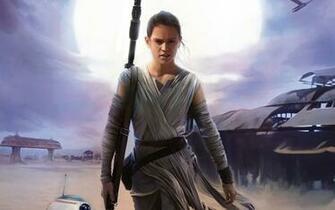 Rey In Star Wars The Force Awakens Retina Wallpaper