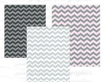 Printable Gray Chevron Background Pattern Digital Paper