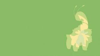 Chikorita Evolution Line Minimalist Wallpaper By Brulescorrupted