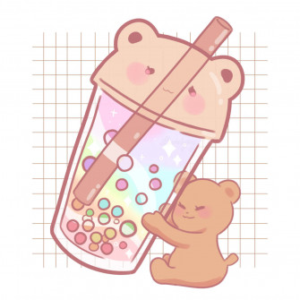 Cute Boba Wallpaper