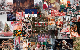 Christmas Collage Wallpaper