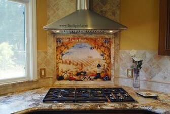 The Mural Was Installed Without Grout With Tiles Pressed Tight