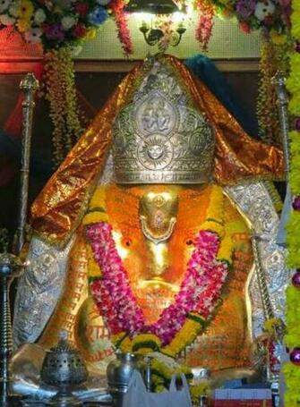 Patali Hanuman Temple Image Of Shri Swayambhu