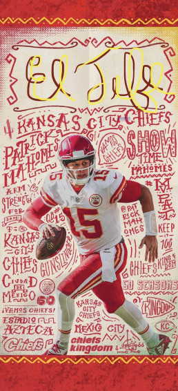 Patrick Mahomes Red Phone Wallpaper