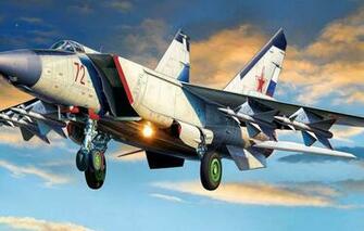 Wallpaper The Russian Air Force Mig Foxbat Twin Engine