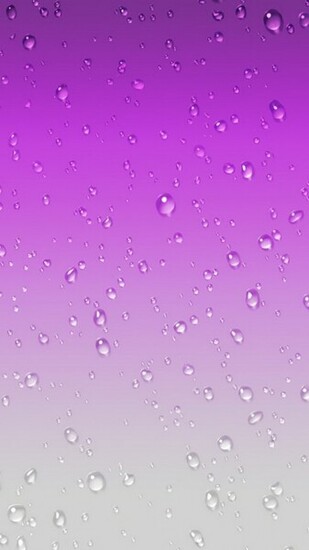 Plus iPhone Raindrop Wallpaper
