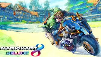Mario Kart Deluxe Link Wallpaper HD Background Image