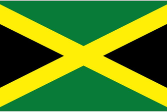 Flag Map Jamaica