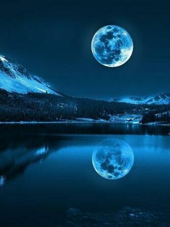 Full Moon iPhone Wallpaper