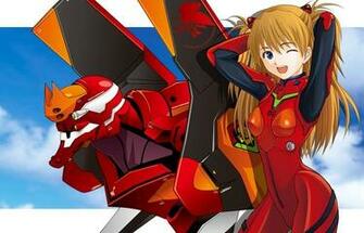Genesis Evangelion Asuka Langley Soryu Eva Unit Wallpaper