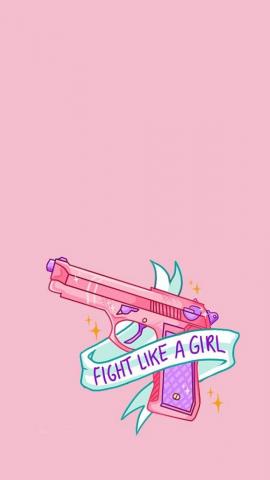 Phone Girl Power Wallpaper Broken Panda