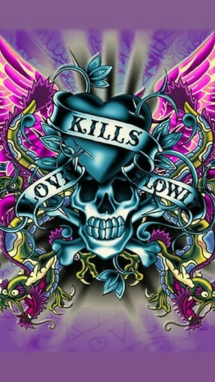 Wallpaper Ed Hardy Lks1 For Your Nokia