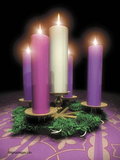 Advent Wreath Candles Colors Wallpaper Picswallpaper