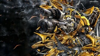 Transformers The Robot HD Bumblebee Wallpaper