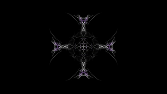 Gothic Cross Wallpaper Iron