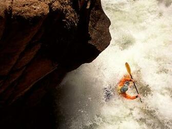 Wallpaper Whitewater Canoe