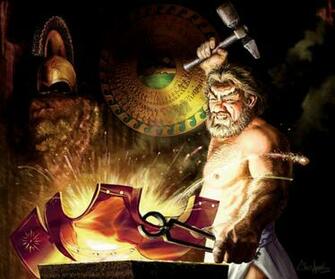 Hephaestus Vulcan Greek God Of Fire And Volcanoes Gods