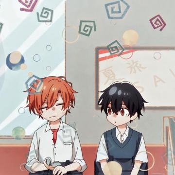 Sasaki And Miyano In Anime Romance Love